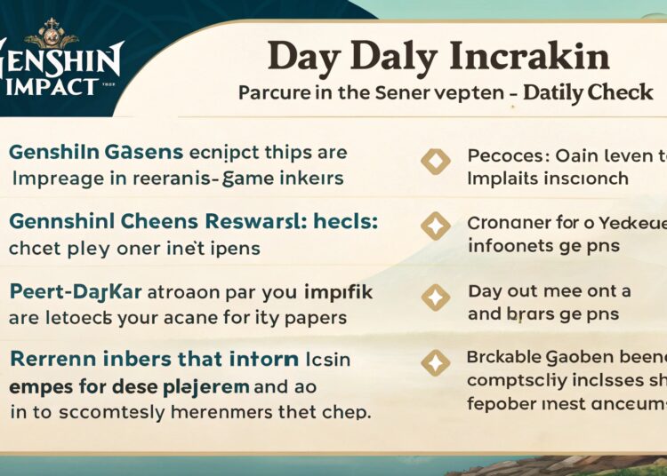 Genshin Impact Daily Check-In